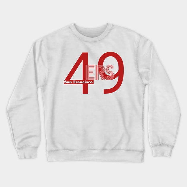 49ers Crewneck Sweatshirt by Light Up Glow 